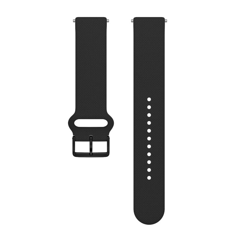 Correa Ignite 3 de silicona Polar 20 mm – Negro
