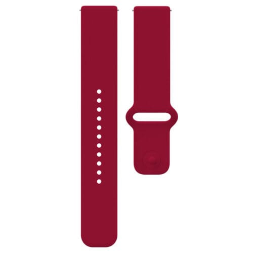 Correa Polar de Silicona de Cierre Fácil 20 mm – Rojo