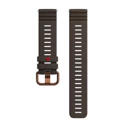 Correa de Silicona Marrón 22 mm para Polar Grit X2