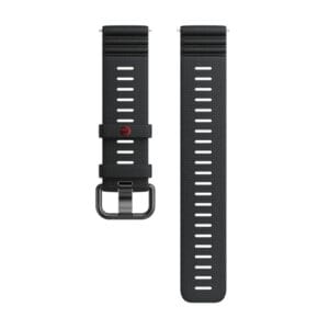 Correa de Silicona Negra 22 mm para Polar Grit X2
