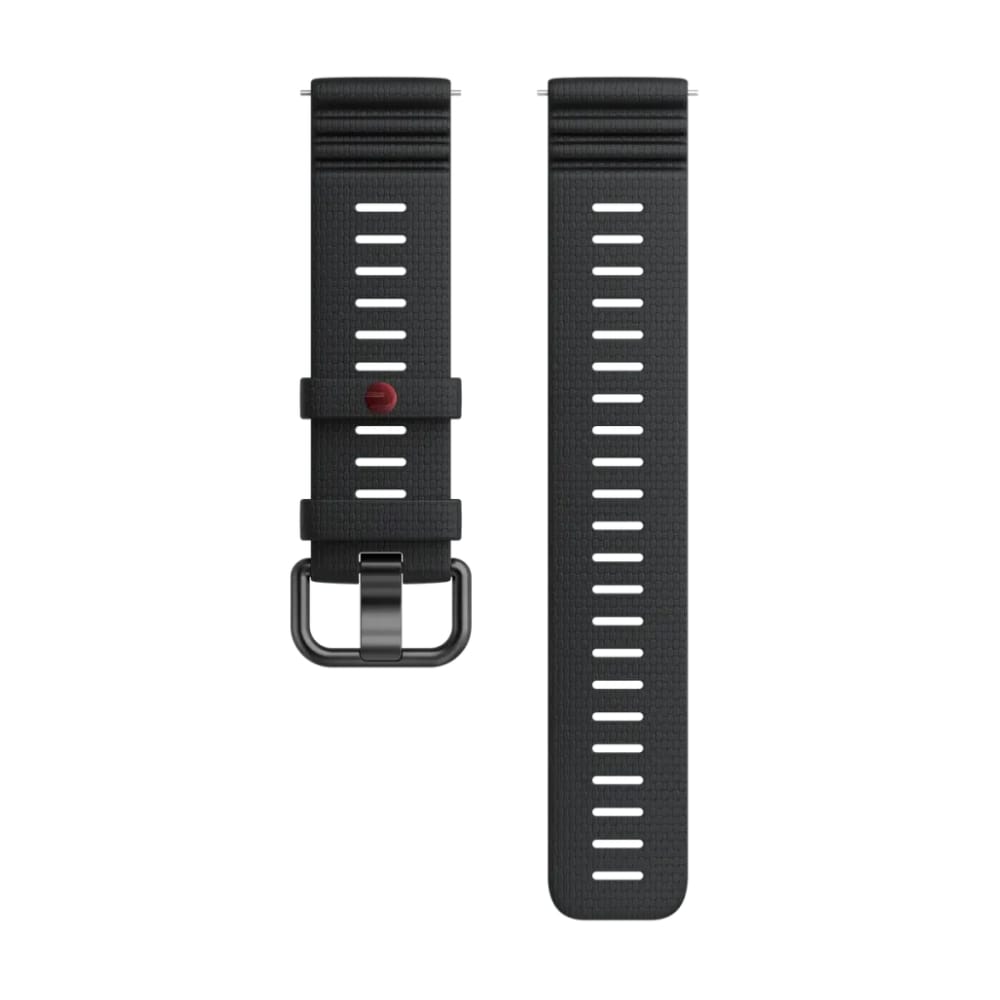 Correa de Silicona Negra 22 mm para Polar Grit X2