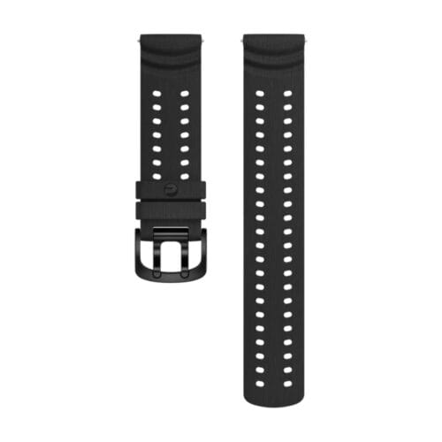 Correa Deportiva de Silicona Negra 22 mm para Polar Vantage M3